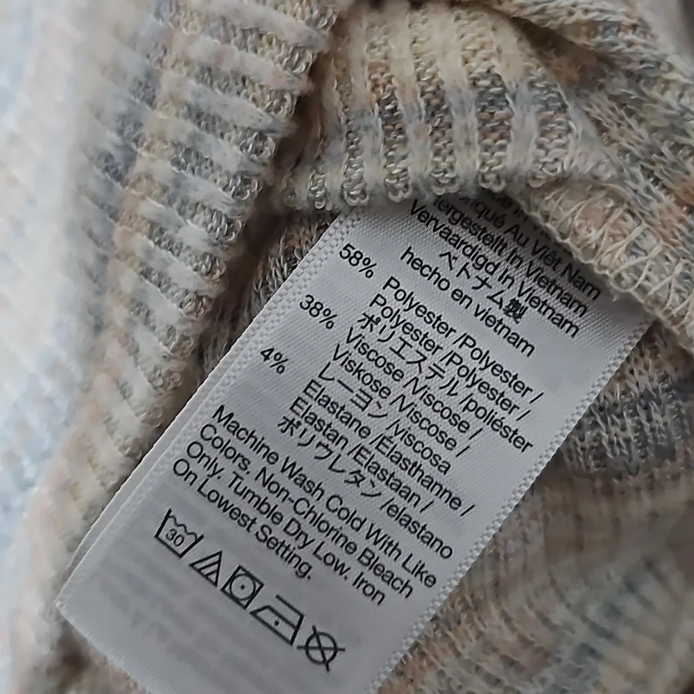 Madewell Space‎ Dyed Rib Faux Wrap Blouse Size Small NWT - Picture 6 of 8